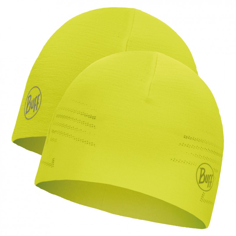 BUFF MICROFIBRE REVERSIBLE HAT R-SOLID YELLOW FLUOR