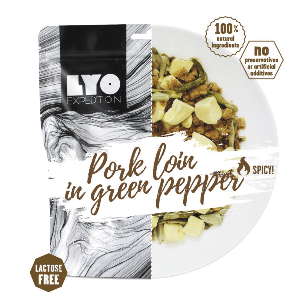 LYOFOOD PORK LOIN IN GREEN PEPPER SMALL PACK