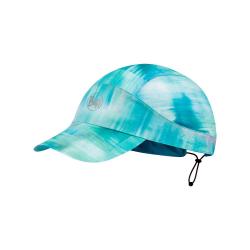iltovka BUFF RUN CAP PATTERNED MARBLED TURQUOISE