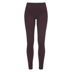 spodky ORTOVOX 230 COMPETITION LONG PANTS W DARK WINE BLEND