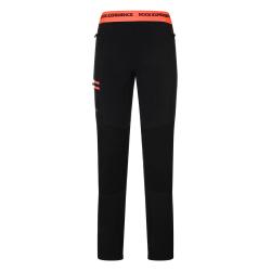 nohavice ROCK EXPERIENCE WILDE ORCHIDEE WOMAN PANT CAVIAR/FIERY CORAL