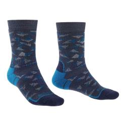 ponožky BRIDGEDALE HIKE MW MP BOOT PATTERN 119 DENIM/BLUE