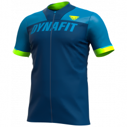 cyklistický dres DYNAFIT RIDE M S/S FZ TEE 8761 MYKONOS BLUE/8960