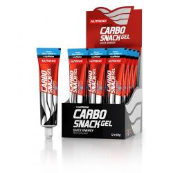 energetick� g�l NUTREND CARBOSNACK WITH CAFFEINE tuba MODR� MALINA